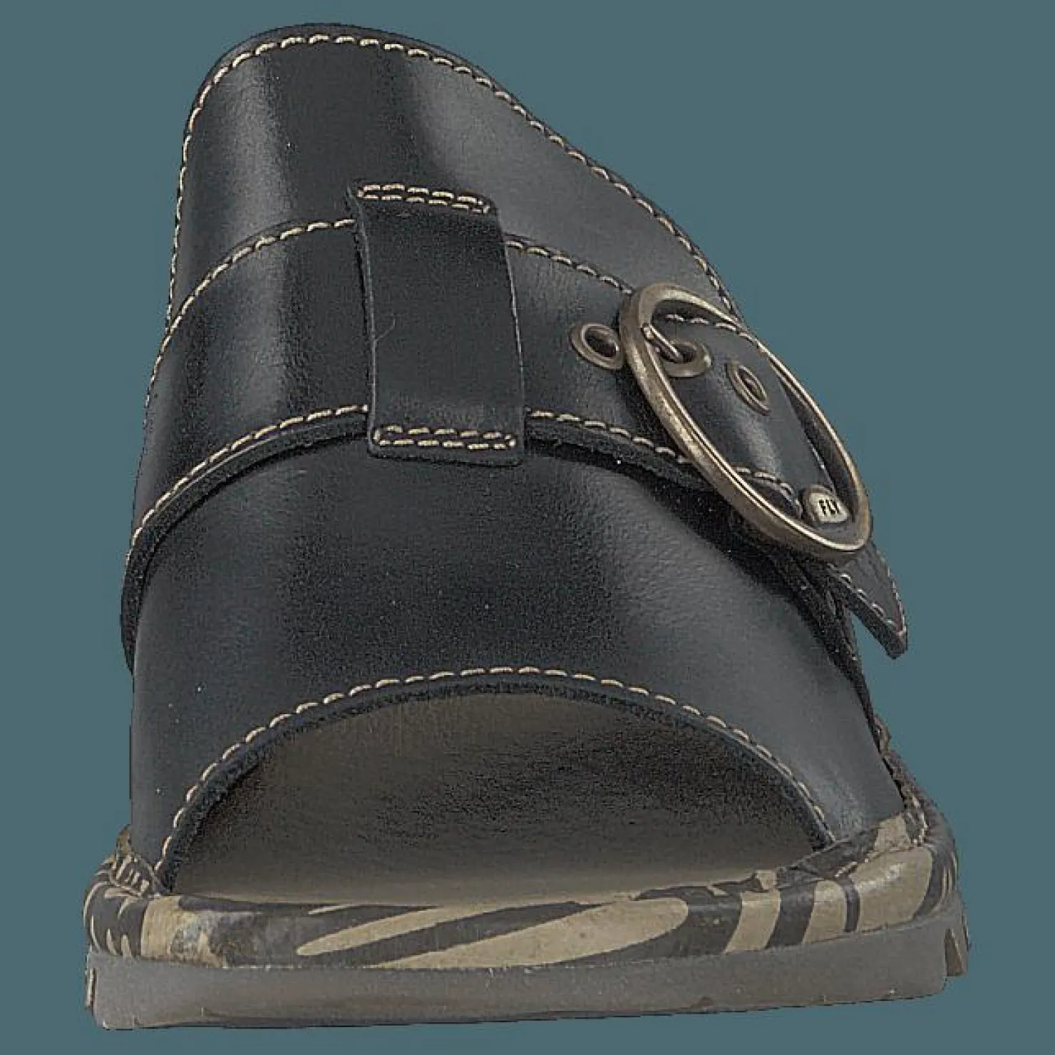 Fly London Tani807fly Bridle Black Brun och Grå Outlet