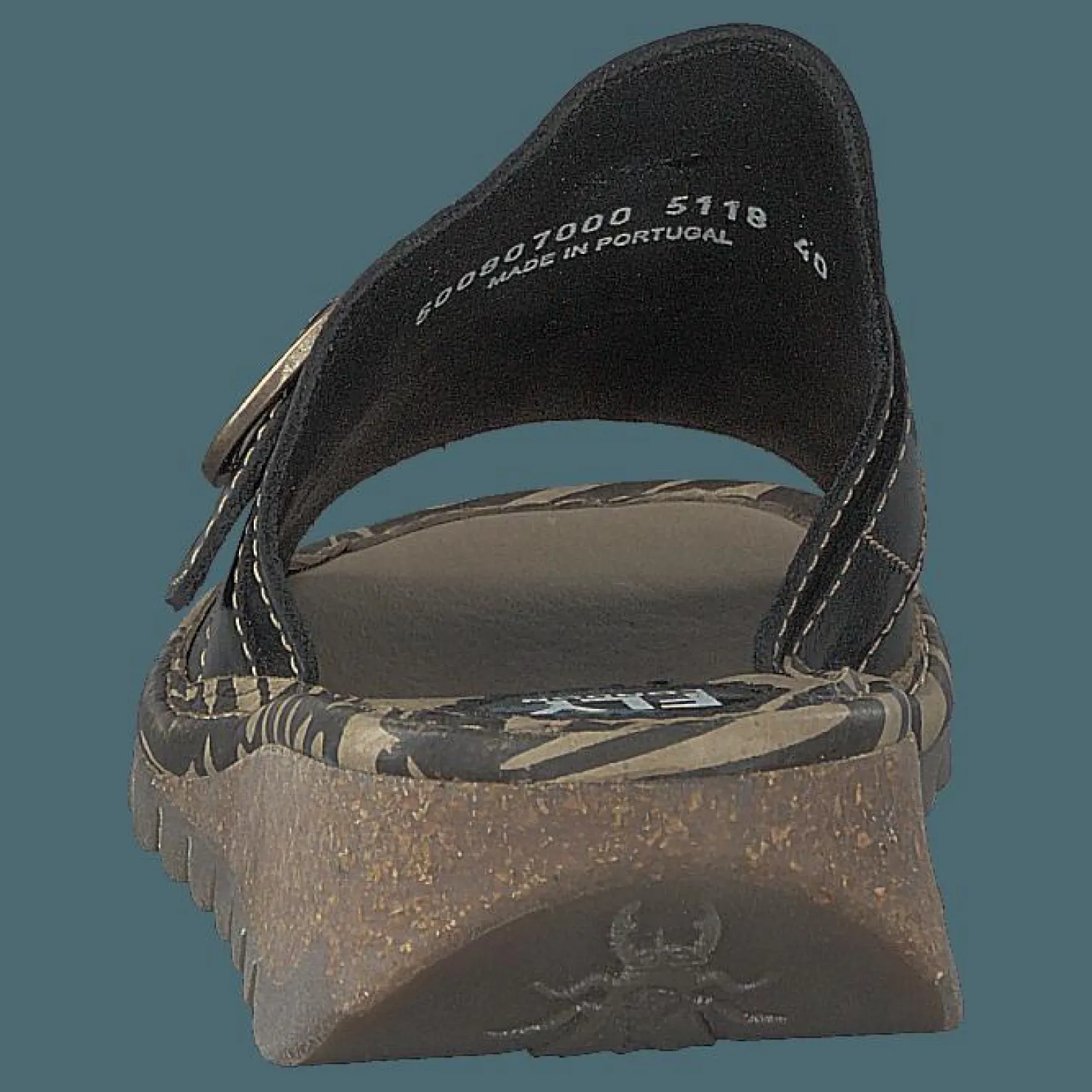 Fly London Tani807fly Bridle Black Brun och Grå Outlet