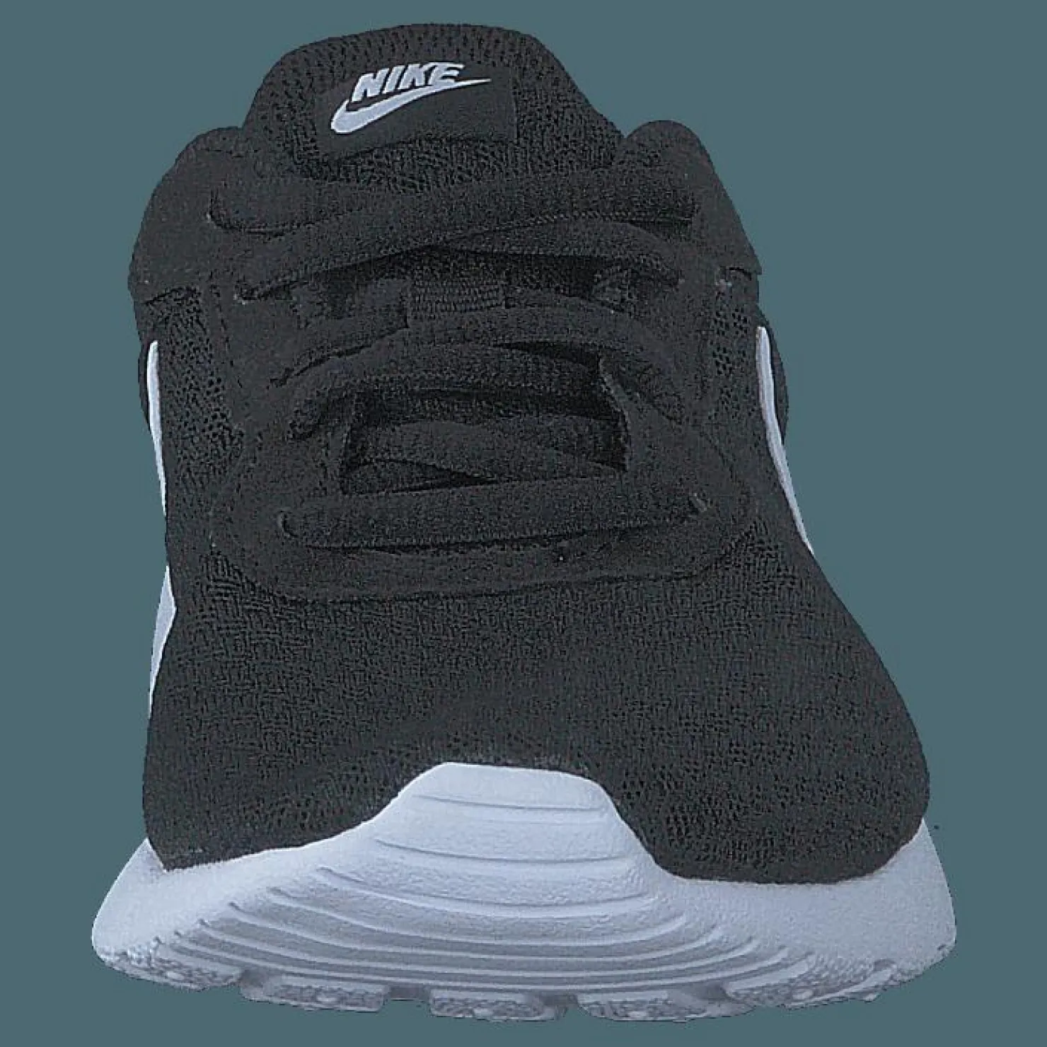 Nike Tanjun Little Kids' Shoes BLACK/WHITE-WHITE Svart Hot