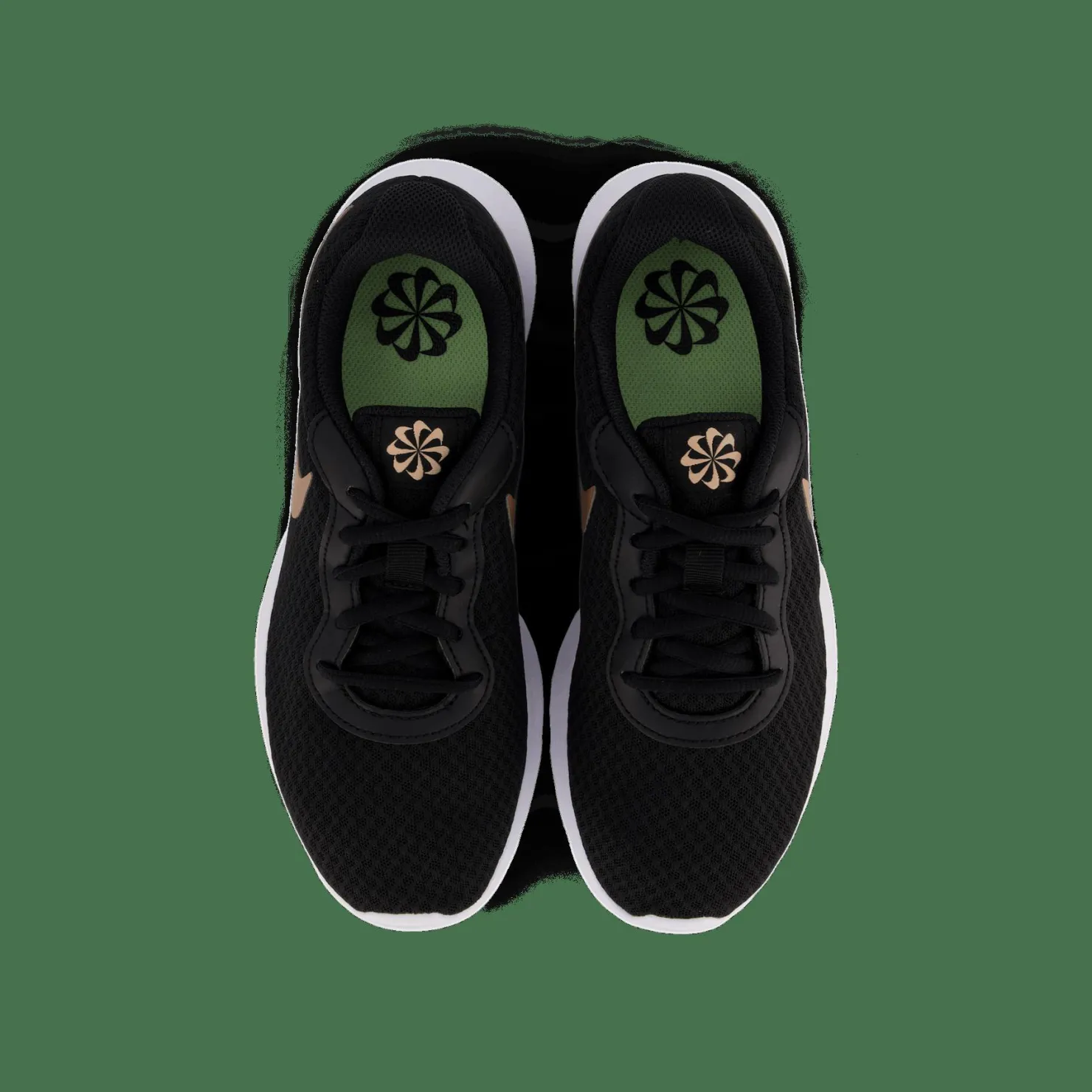 Nike Tanjun Women's Shoes BLACK/MTLC RED BRONZE-BARELY VOLT-WHITE Svart Sale
