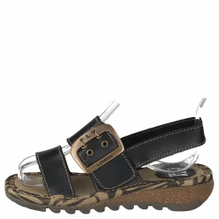 Fly London Tapi K Bridle Black Brun Hot