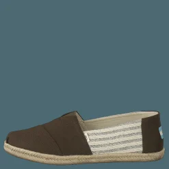 Toms Tarmac Canvas Ivy League On Rope Tarmac Brun Discount