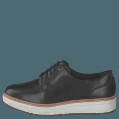 Clarks Teadale Rhea Black Leather Svart Clearance