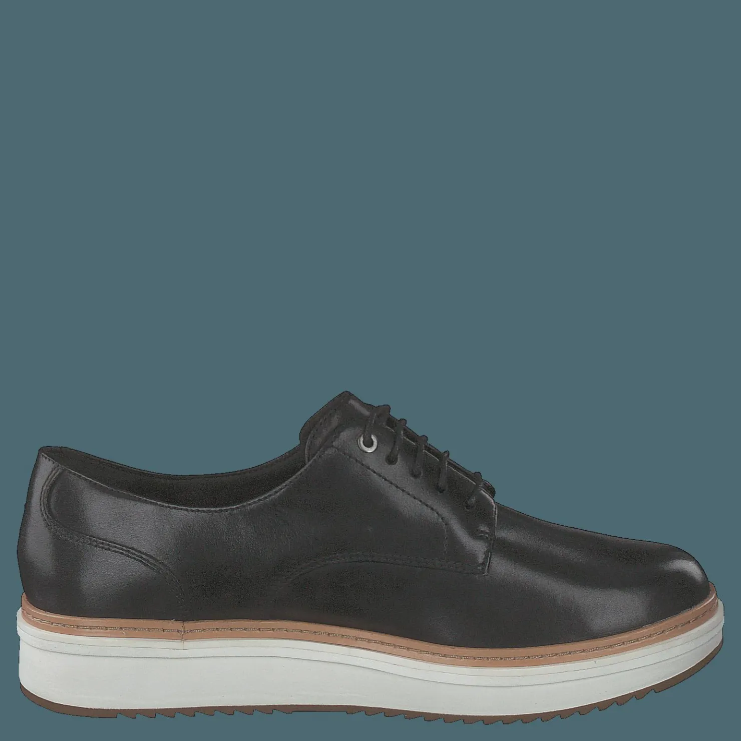 Clarks Teadale Rhea Black Leather Svart Clearance