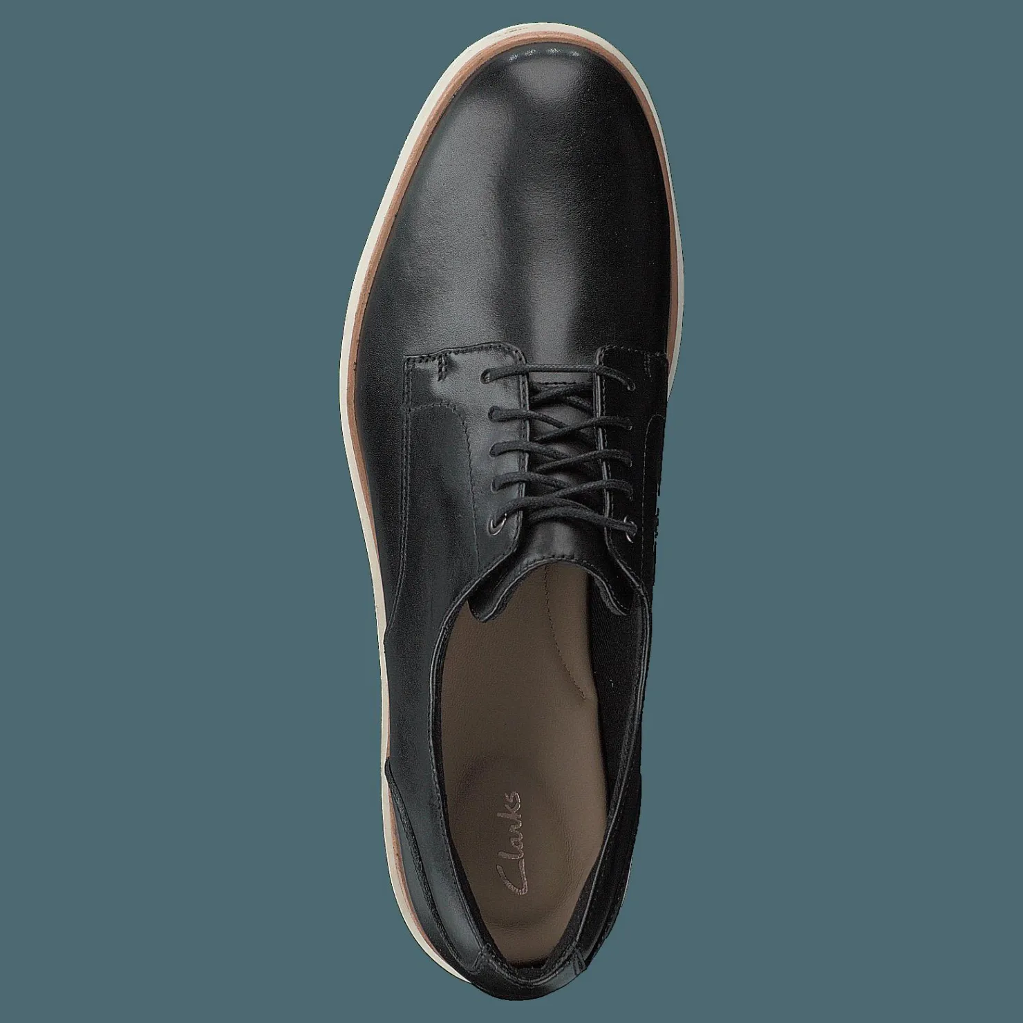 Clarks Teadale Rhea Black Leather Svart Clearance
