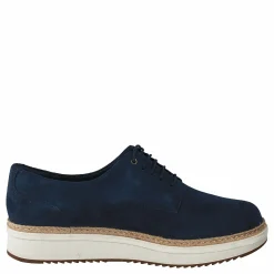 Clarks Teadale Rhea Navy Suede Blå Discount