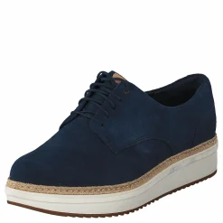 Clarks Teadale Rhea Navy Suede Blå Discount