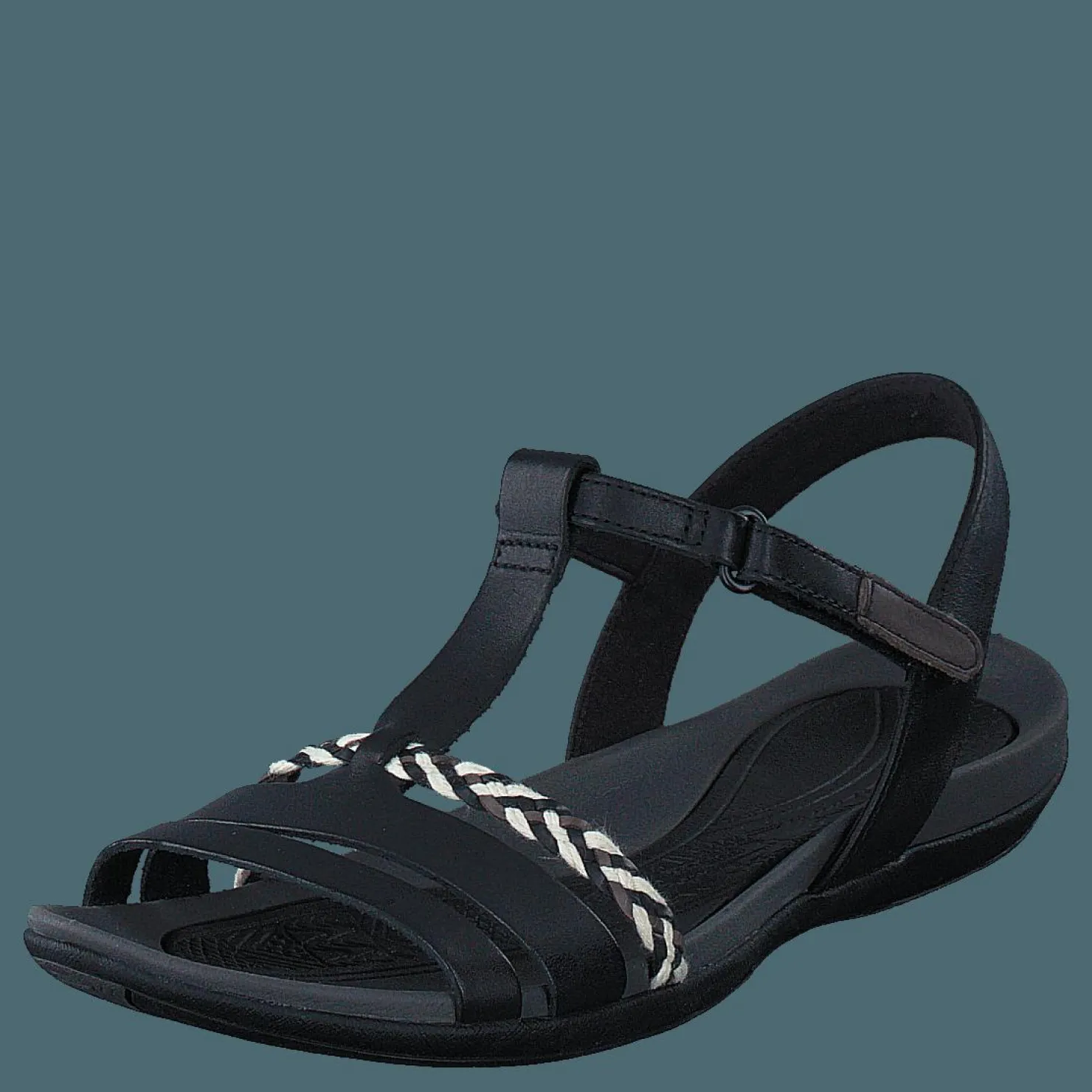 Clarks Tealite Grace Black Leather Svart Clearance