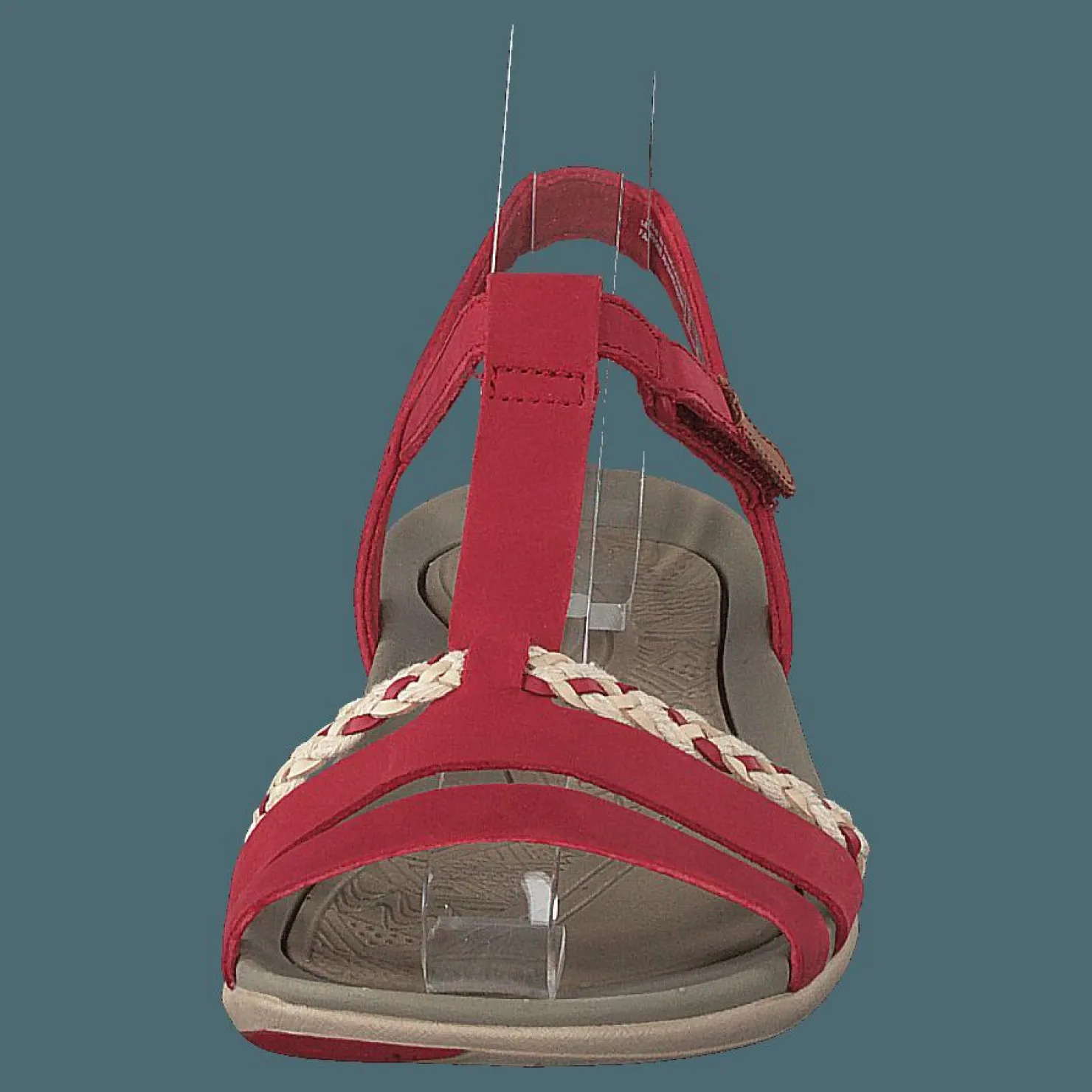 Clarks Tealite Grace Red Nubuck Brun och Röd Outlet