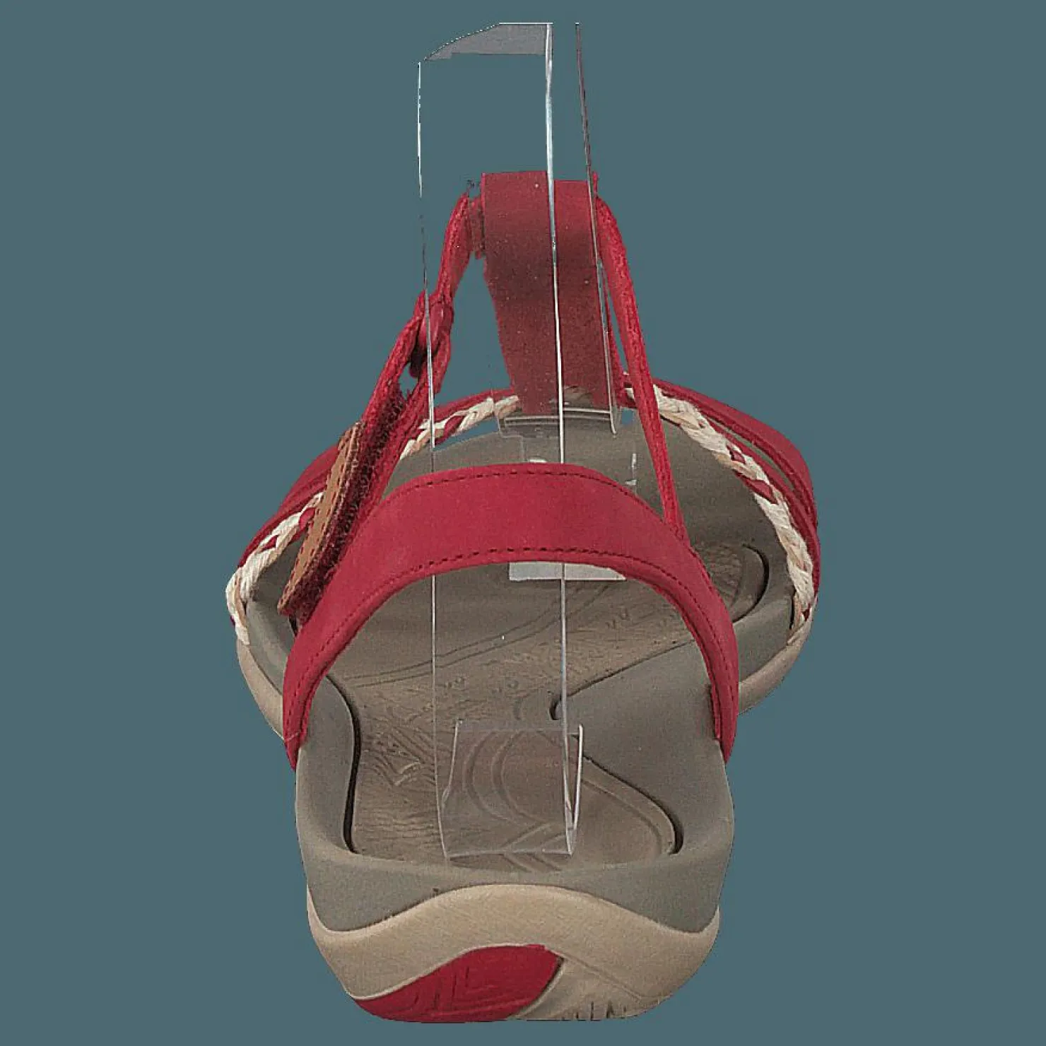 Clarks Tealite Grace Red Nubuck Brun och Röd Outlet