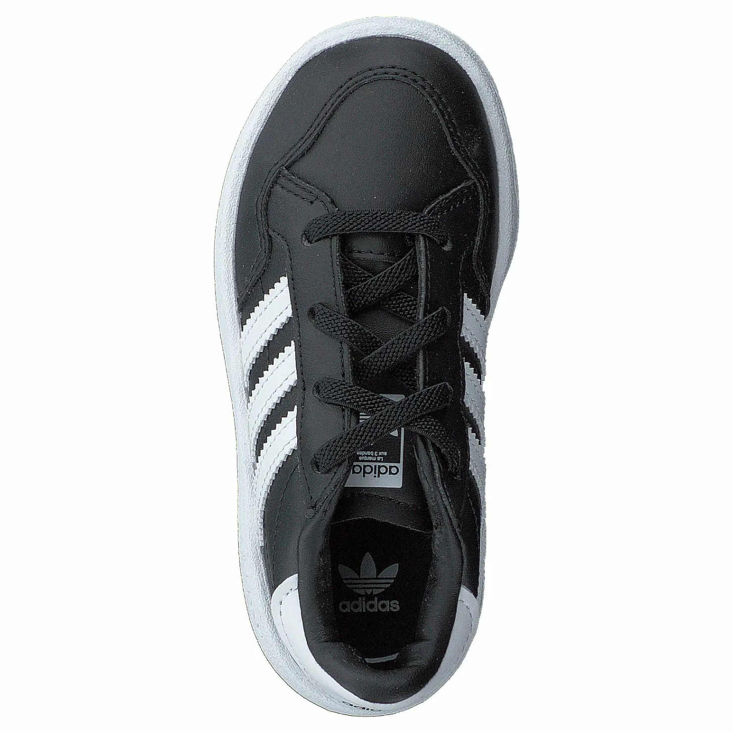 adidas Originals Team Court El I Core Black/ftwr White/core Bla Svart Outlet