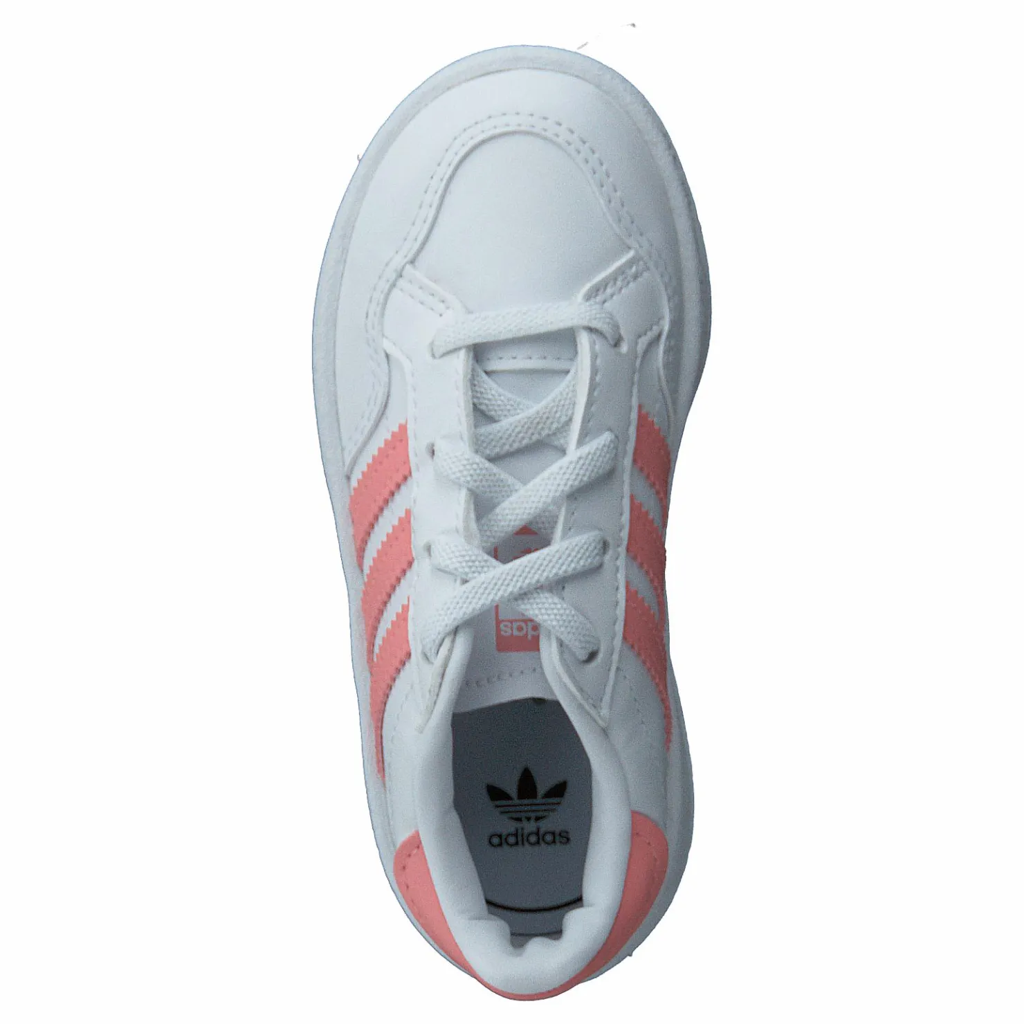 adidas Originals Team Court El I Ftwr White/glory Pink/core Bla Vit