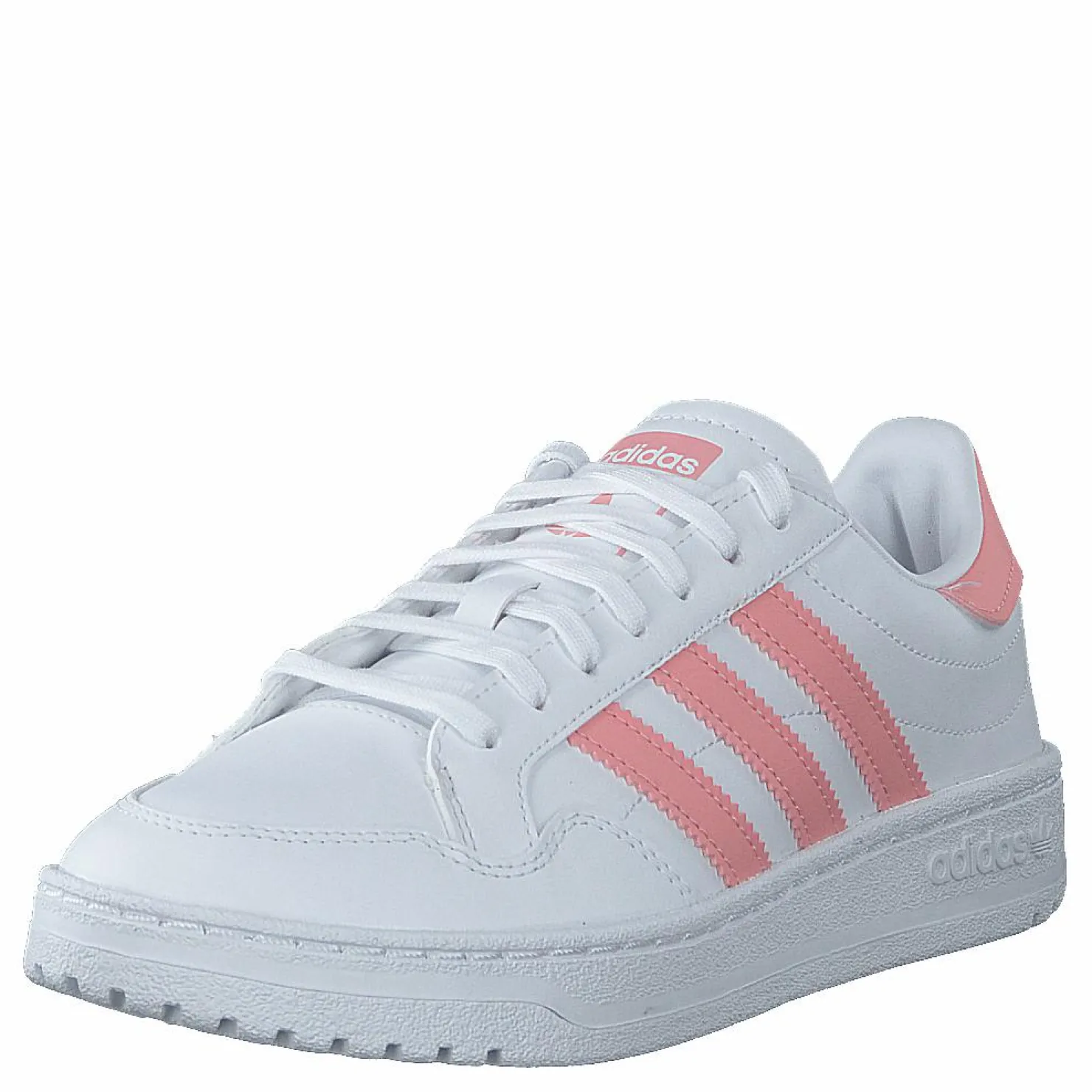 adidas Originals Team Court J Ftwr White/glory Pink/core Bla Vit Outlet