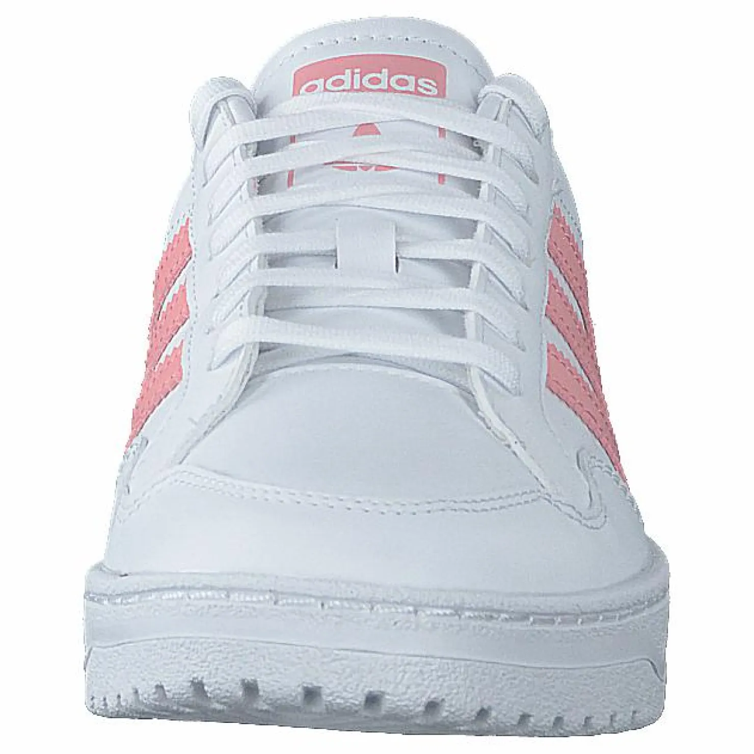 adidas Originals Team Court J Ftwr White/glory Pink/core Bla Vit Outlet