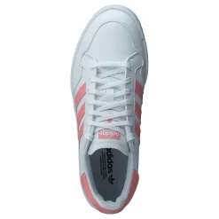 adidas Originals Team Court J Ftwr White/glory Pink/core Bla Vit Outlet