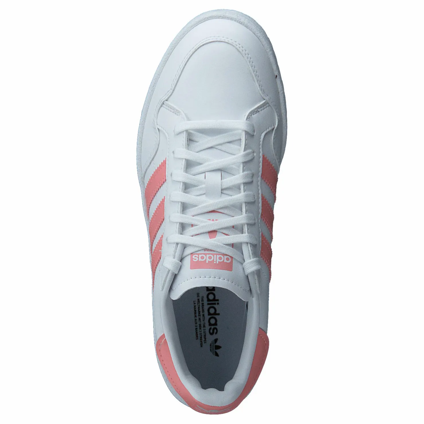 adidas Originals Team Court J Ftwr White/glory Pink/core Bla Vit Outlet