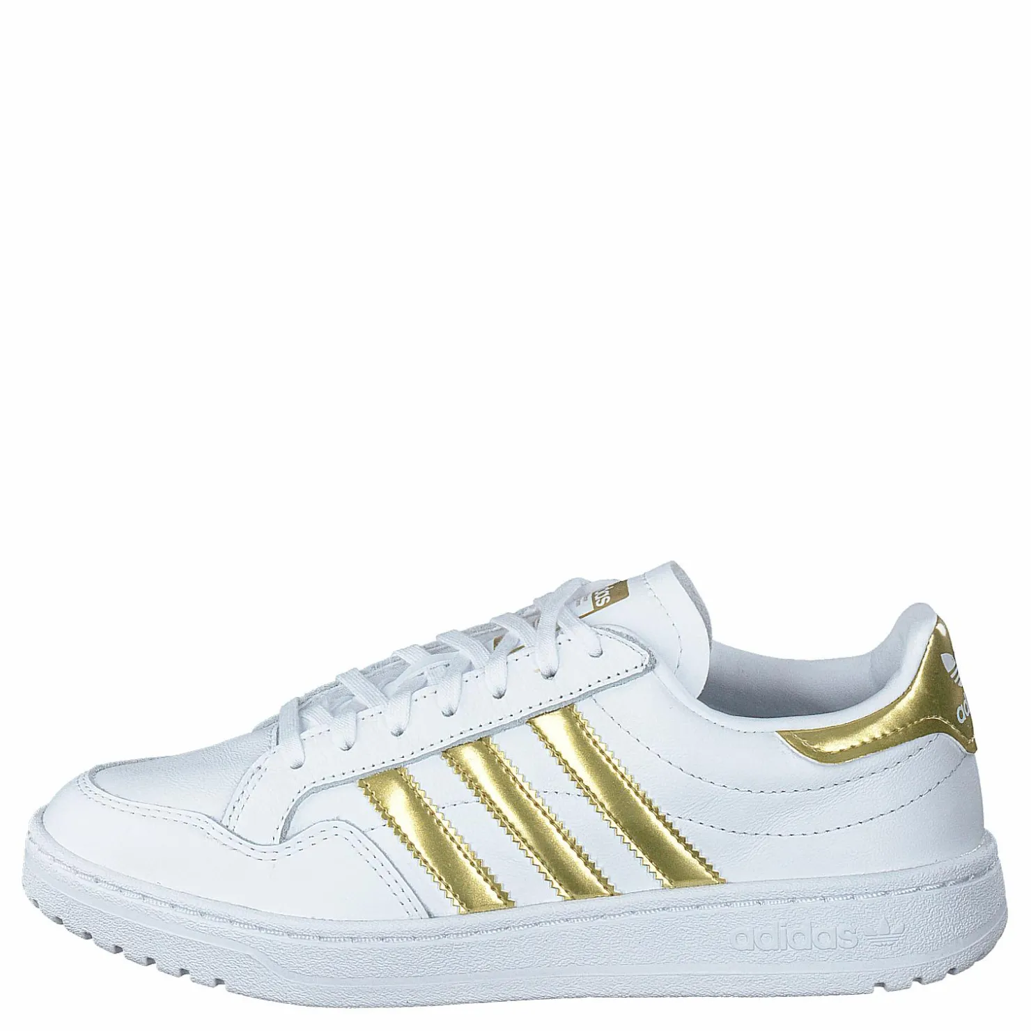 adidas Originals Team Court W Ftwr White/gold Met./ftwr Whit Guld och Vit Outlet
