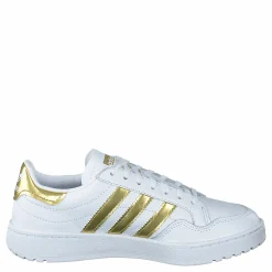 adidas Originals Team Court W Ftwr White/gold Met./ftwr Whit Guld och Vit Outlet
