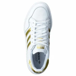 adidas Originals Team Court W Ftwr White/gold Met./ftwr Whit Guld och Vit Outlet