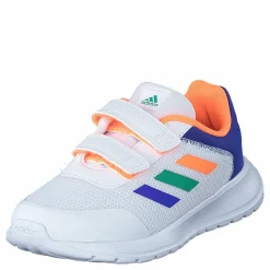 adidas Tensaur Run Shoes Cloud White / Screaming Orange / Lucid Blue Vit Sale