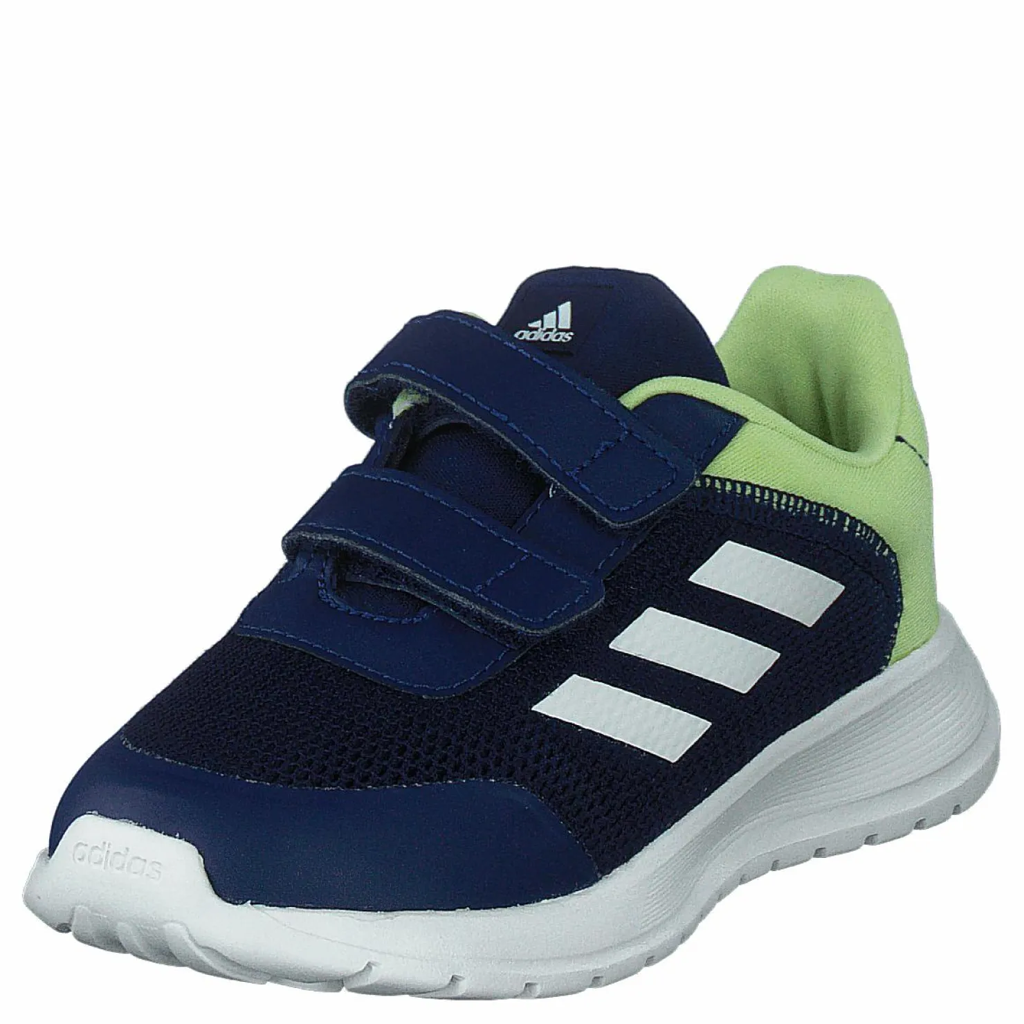 adidas Tensaur Run Shoes Dark Blue / Core White / Pulse Lime Blå Hot
