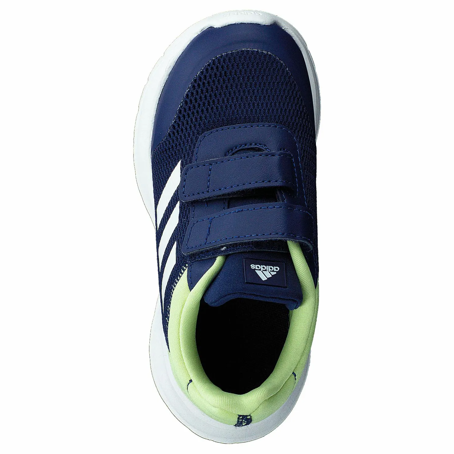 adidas Tensaur Run Shoes Dark Blue / Core White / Pulse Lime Blå Hot