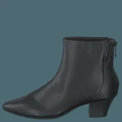 Clarks Teresa Boot Black Leather Svart Outlet