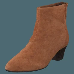 Clarks Teresa Boot Dark Tan Suede Brun Clearance