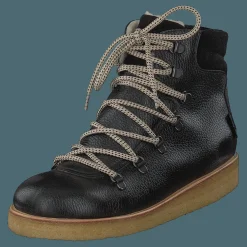 Angulus Tex-boot With Laces And Zipper Black Svart New