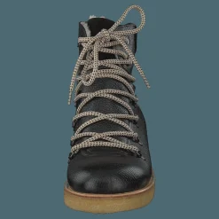Angulus Tex-boot With Laces And Zipper Black Svart New