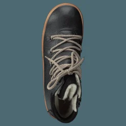 Angulus Tex-boot With Laces And Zipper Black Svart New