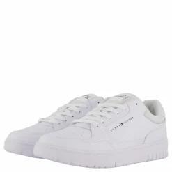 Tommy Hilfiger Th Basket Core Leather Ess White Vit Sale