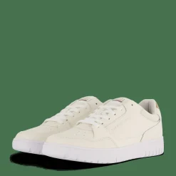 Tommy Hilfiger Th Basket Core Leather Whisper Vit New