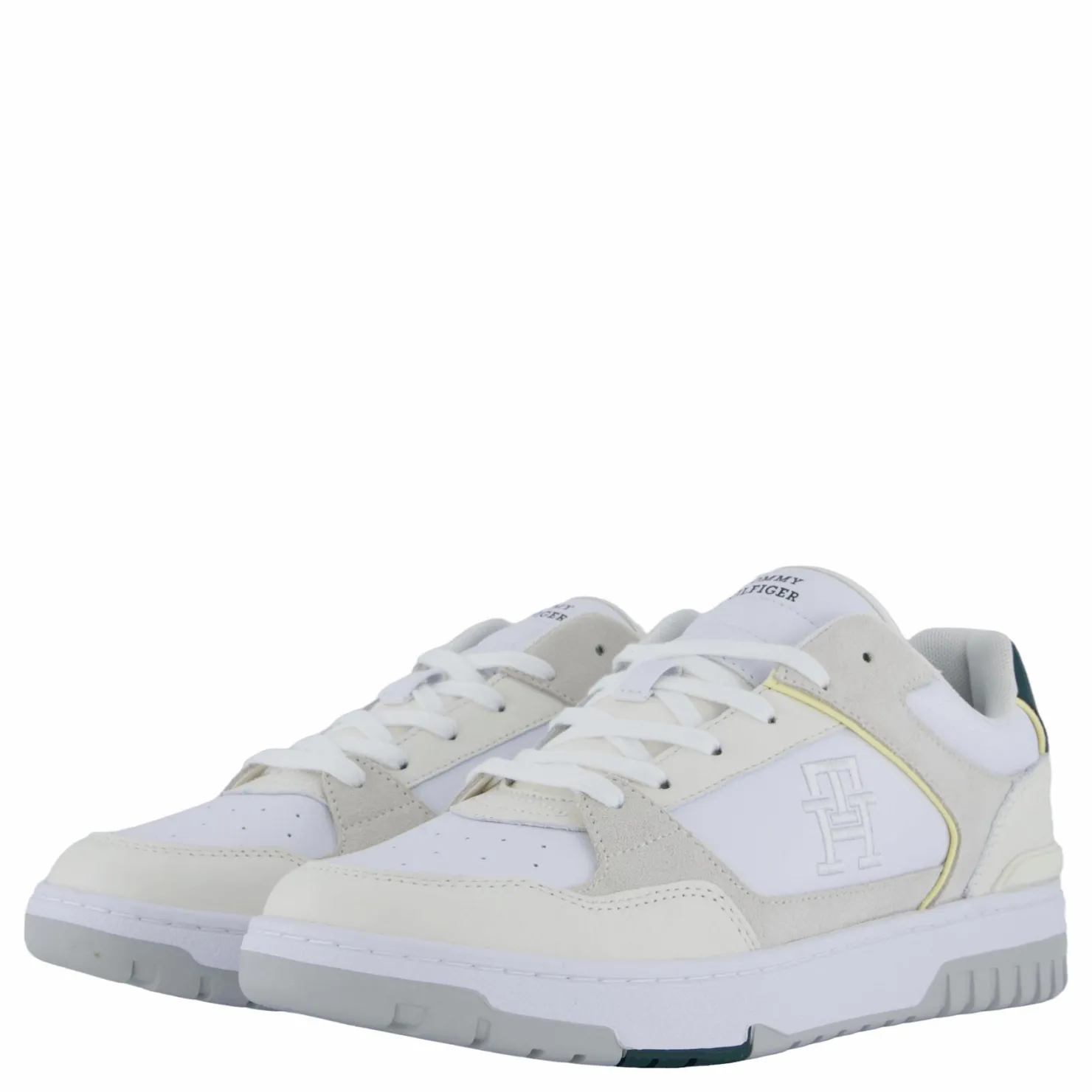 Tommy Hilfiger Th Basket Street Block White Vit Sale
