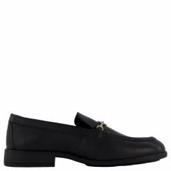 Tommy Hilfiger Th Chain Leather Loafer Black Svart Hot