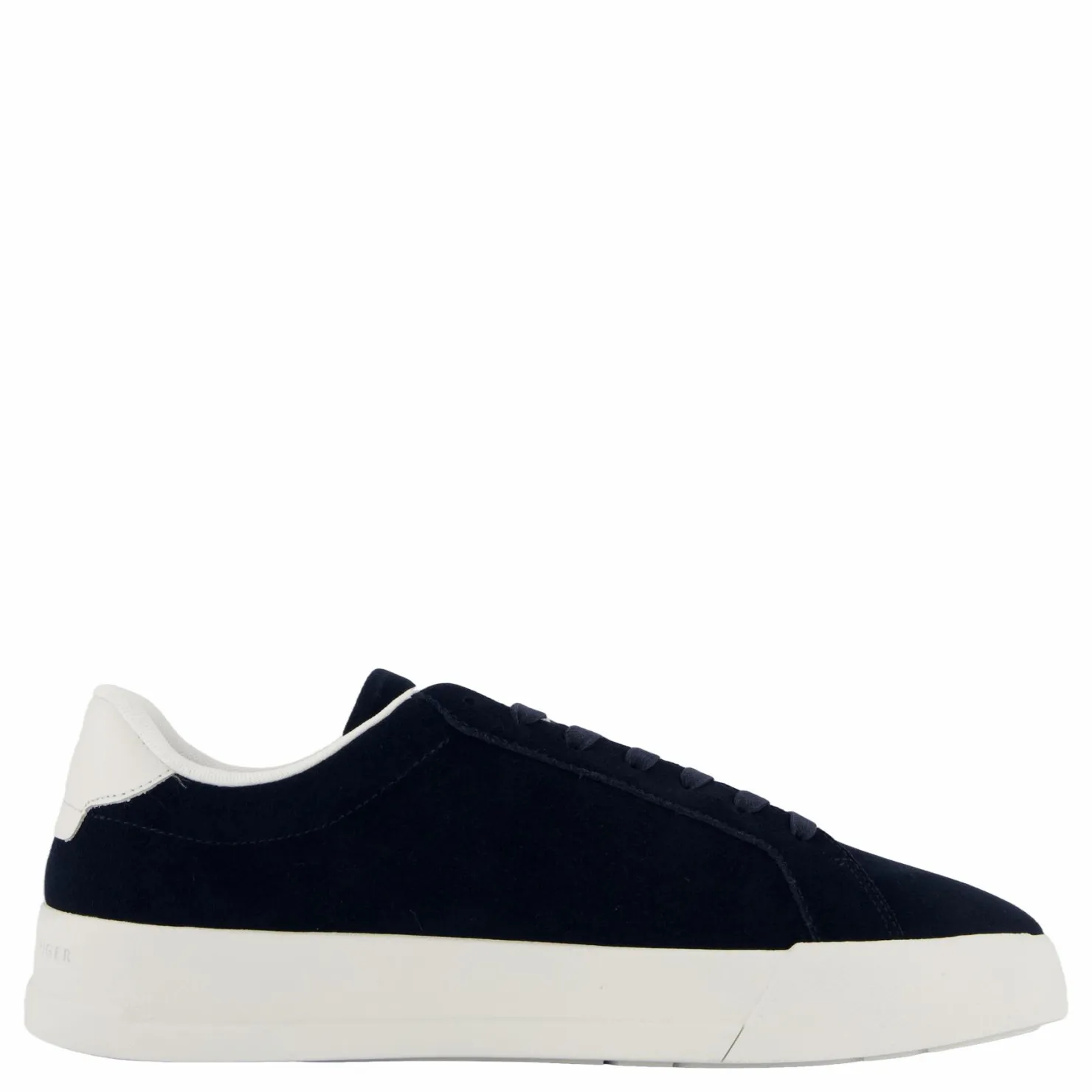 Tommy Hilfiger Th Court Better Suede Blue Svart Hot