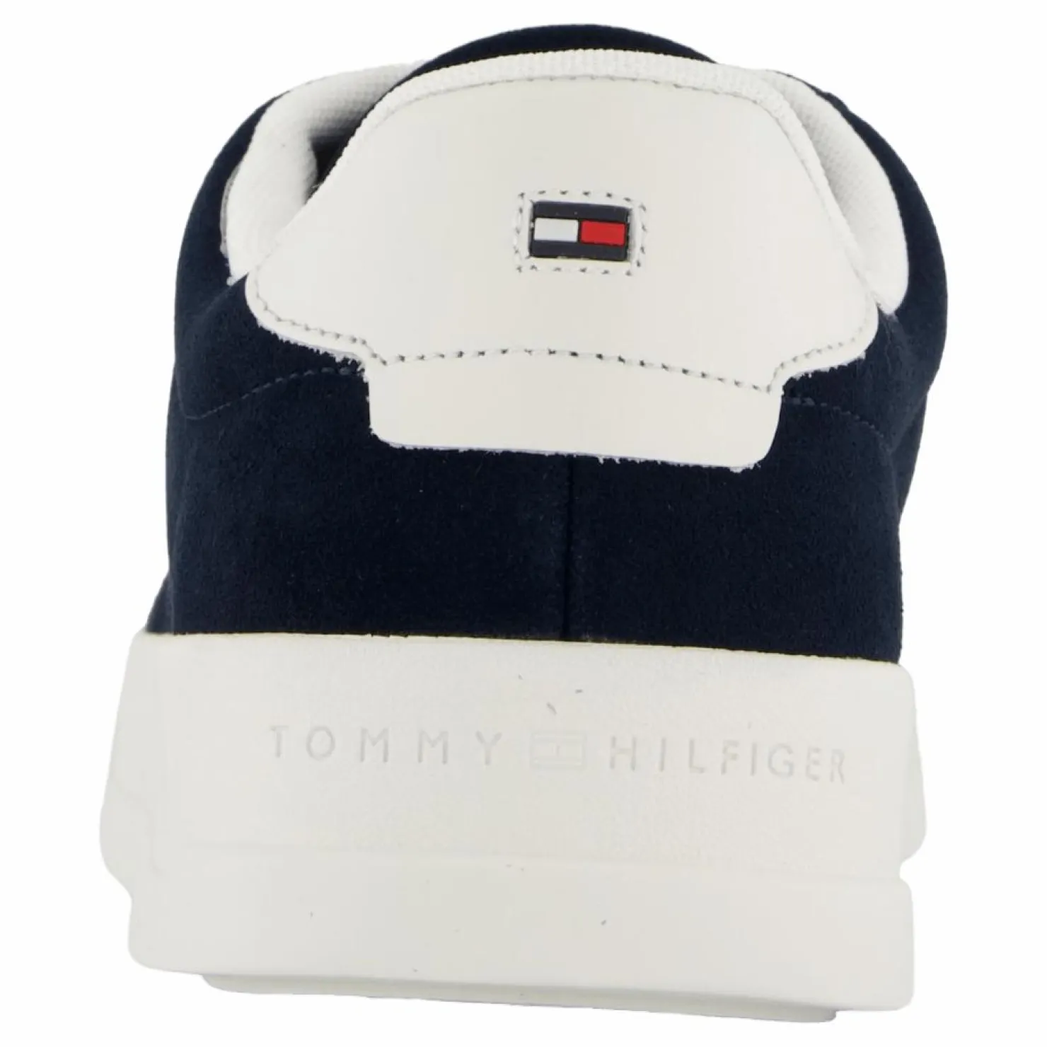 Tommy Hilfiger Th Court Better Suede Blue Svart Hot