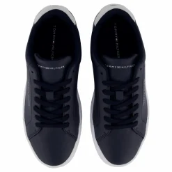 Tommy Hilfiger Th Court Lth Detail Ess Blue Blå Discount