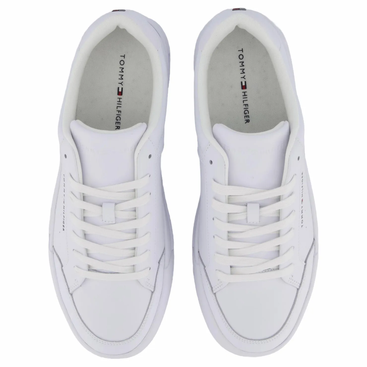 Tommy Hilfiger Th Court Mix Lth White Vit Hot