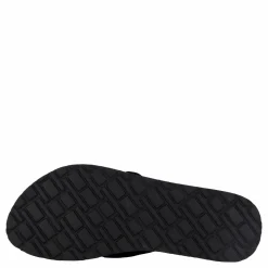 Tommy Hilfiger Th Elevated Beach Sandal Svart Discount