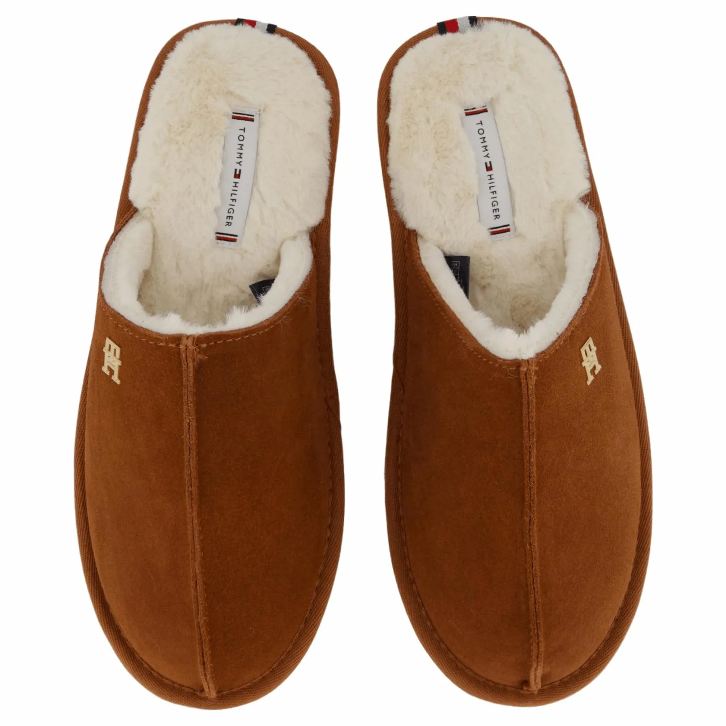 Tommy Hilfiger Th Elevated Comfort Home Slipp Cognac Brown Discount