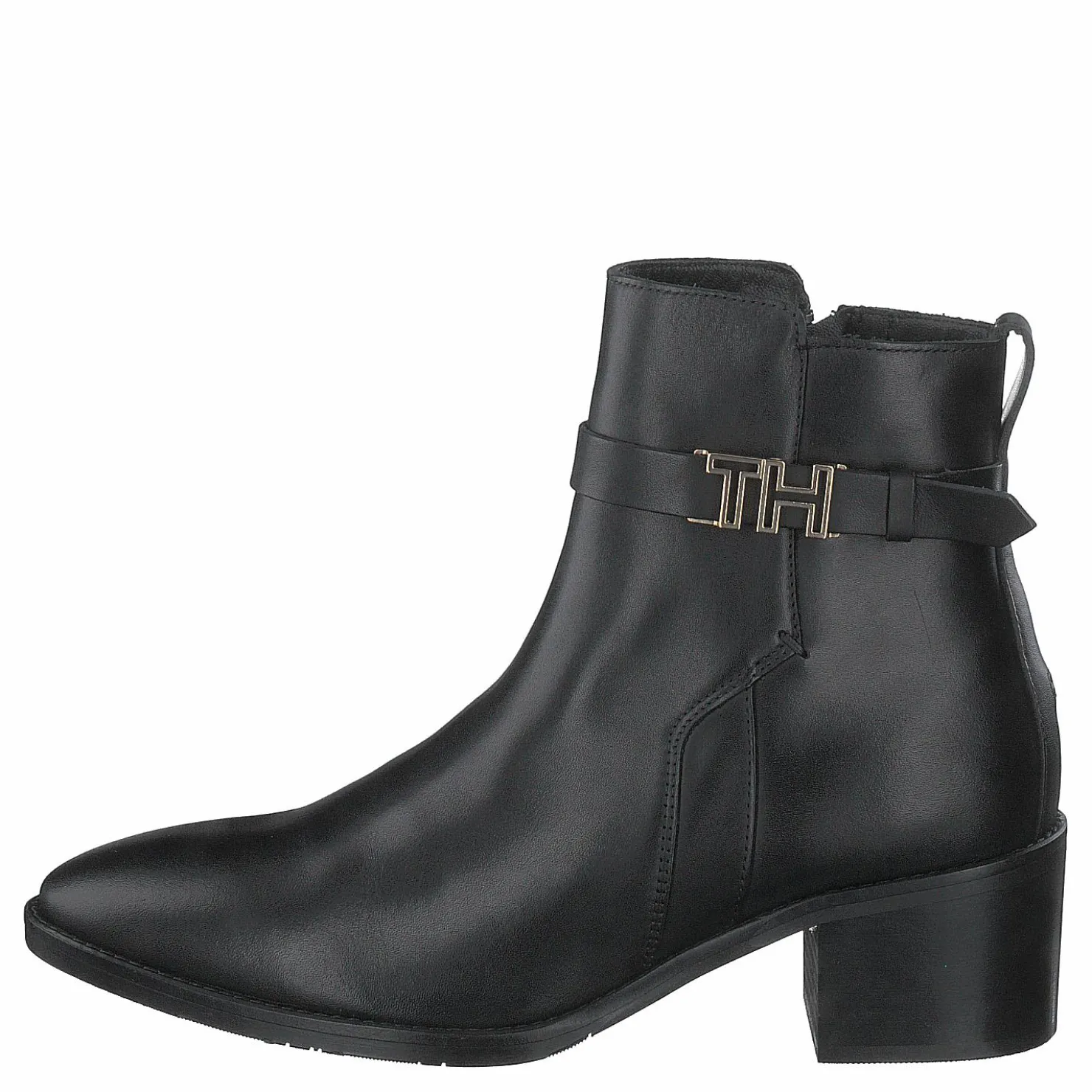 Tommy Hilfiger Th Hardware Leather Black Grå Clearance