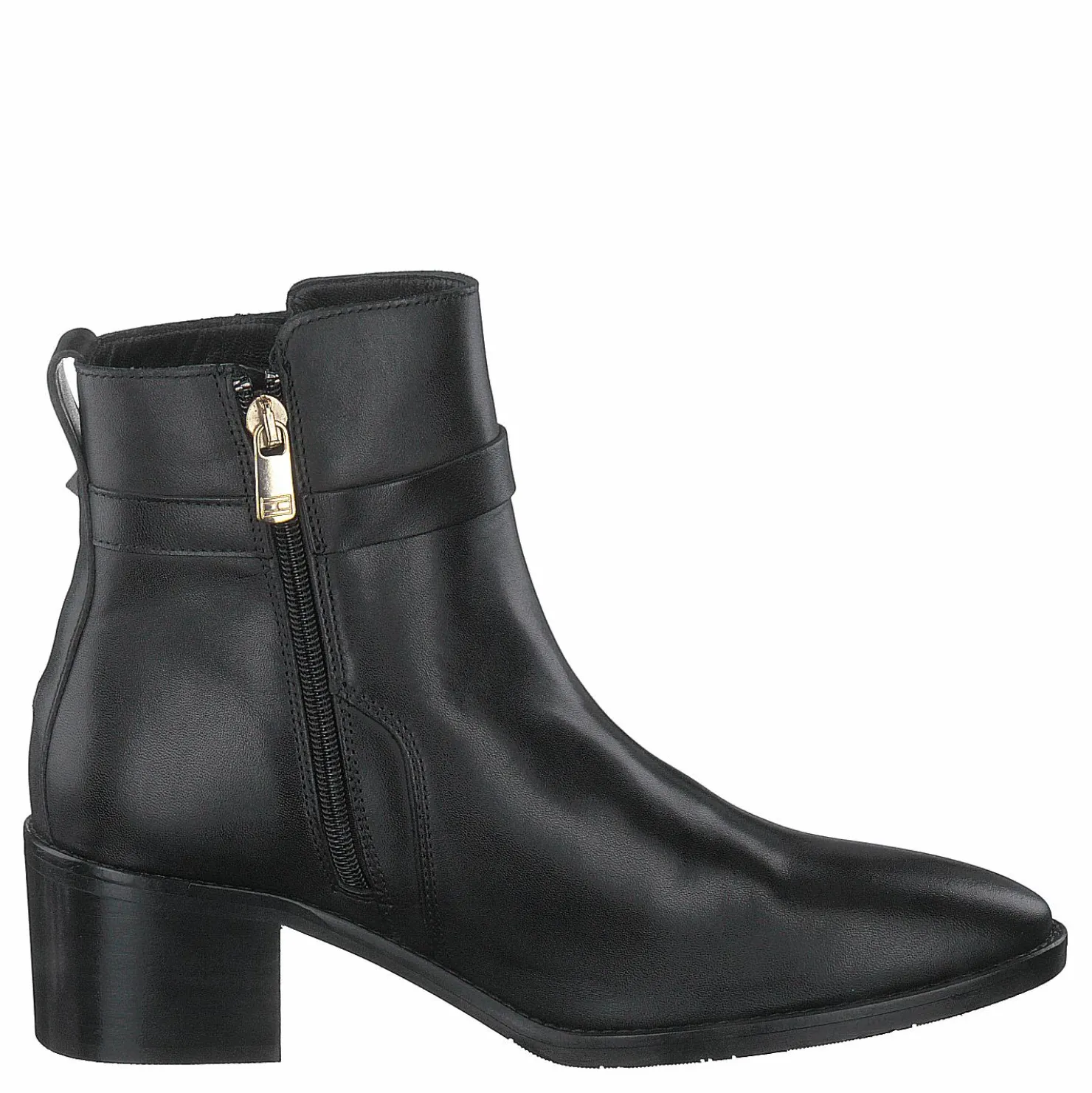 Tommy Hilfiger Th Hardware Leather Black Grå Clearance