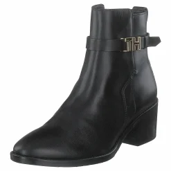 Tommy Hilfiger Th Hardware Leather Black Grå Clearance
