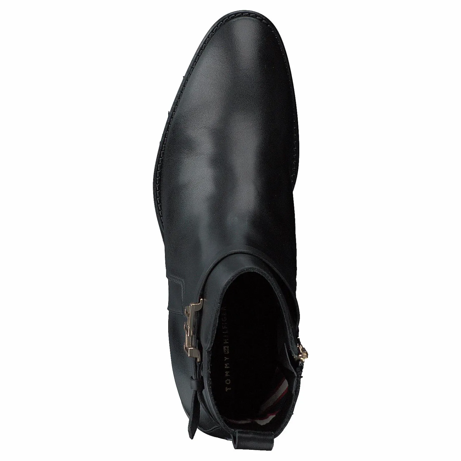 Tommy Hilfiger Th Hardware Leather Black Grå Clearance