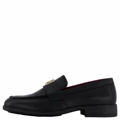 Tommy Hilfiger Th Leather Classic Loafer Black Svart