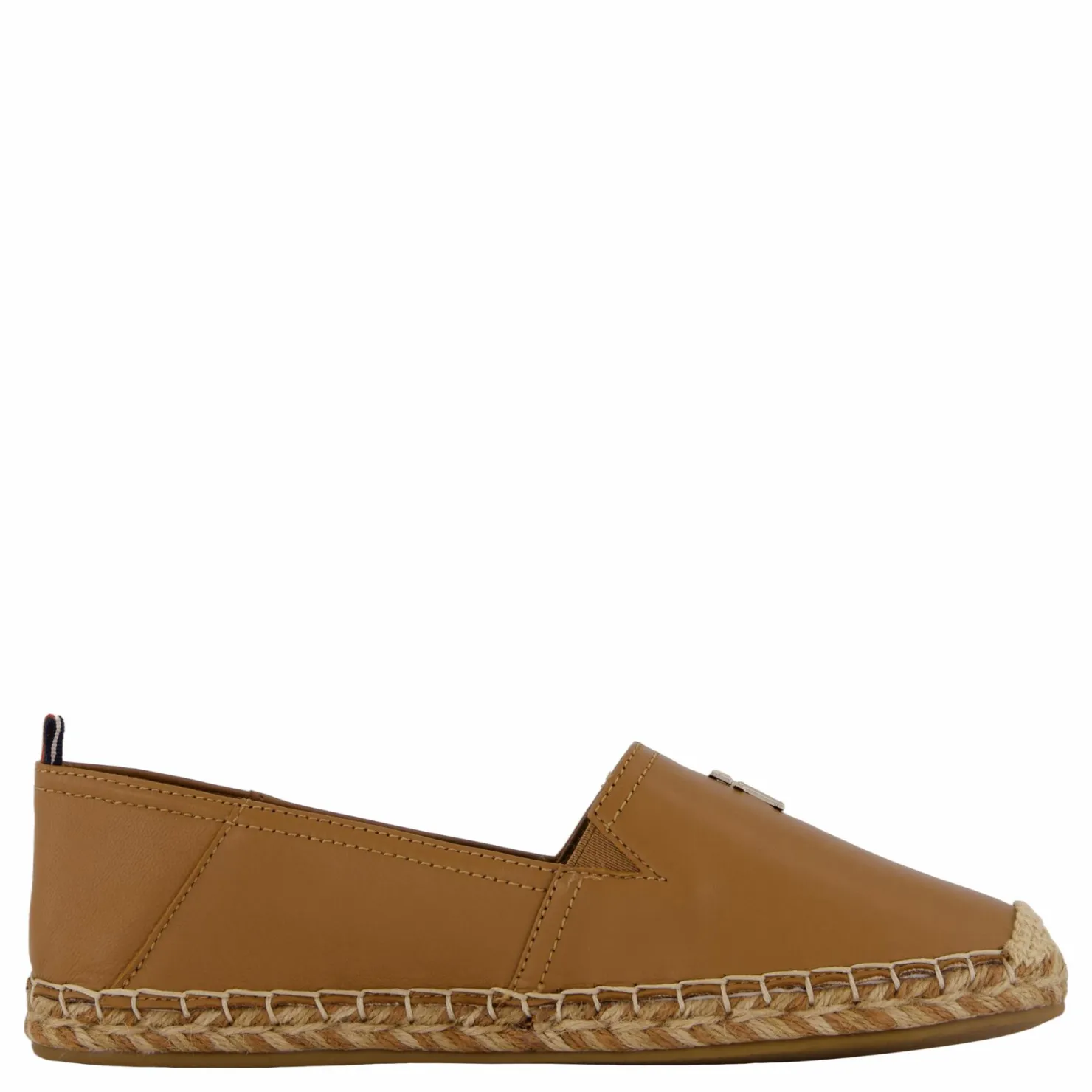 Tommy Hilfiger Th Leather Flat Espadrille Brown Online