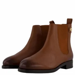 Tommy Hilfiger Th Stud Leather Low Chelsea Cognac Brown Brun Online