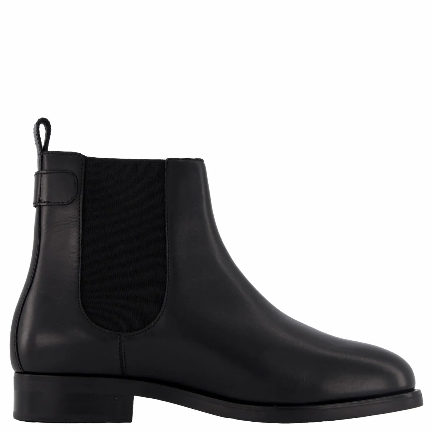 Tommy Hilfiger Th Stud Leather Low Chelsea Black Svart Discount