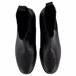 Tommy Hilfiger Th Stud Leather Low Chelsea Black Svart Discount